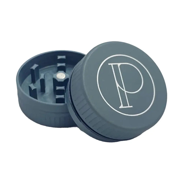 Prohibition Grinder - Square Tooth - 2-piece - 1.5’’ - MATTE GREY