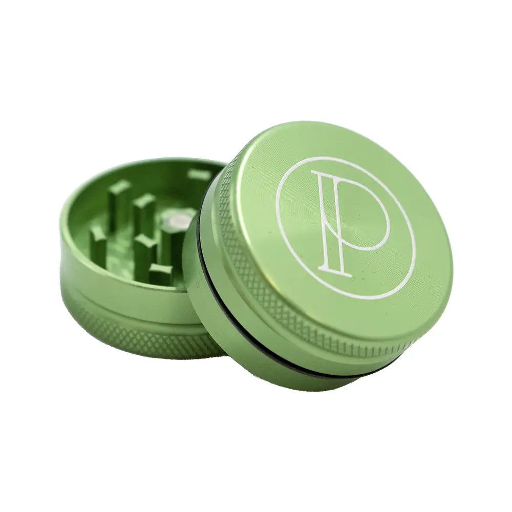Prohibition Grinder - Square Tooth - 2-piece - 1.5’’ - SEA GREEN