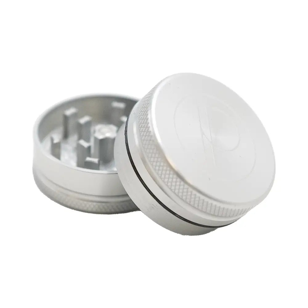 Prohibition Grinder - Square Tooth - 2-piece - 1.5’’ - SILVER