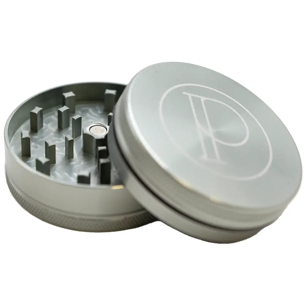 Prohibition Grinder - Square Tooth - 2-piece - 2.5’’ - GREY