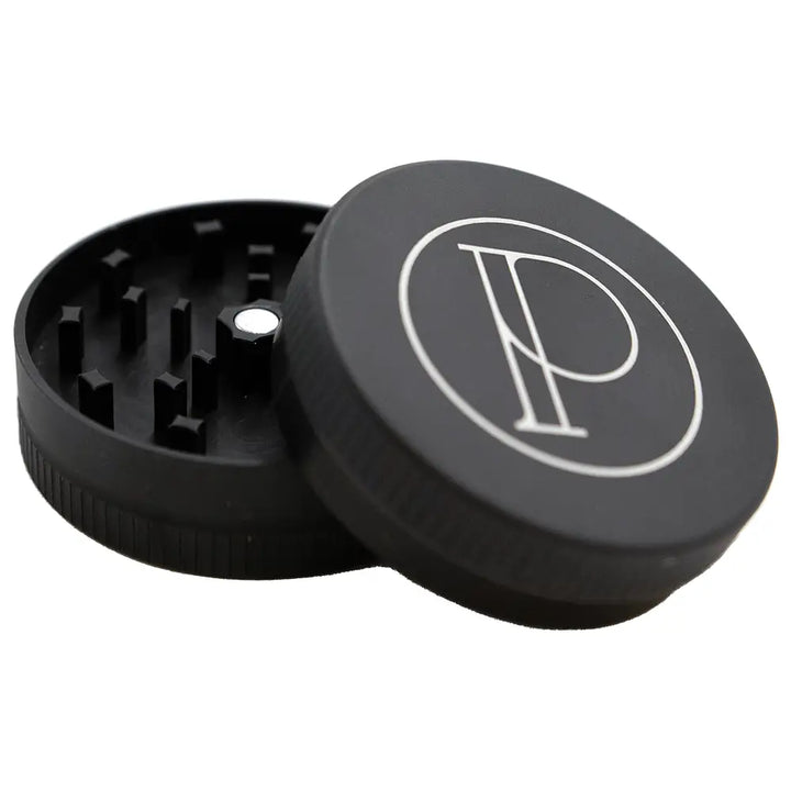 Prohibition Grinder - Square Tooth - 2-piece - 2.5’’ - MATTE BLACK