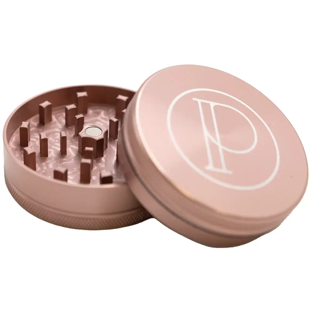 Prohibition Grinder - Square Tooth - 2-piece - 2.5’’ - ROSE GOLD