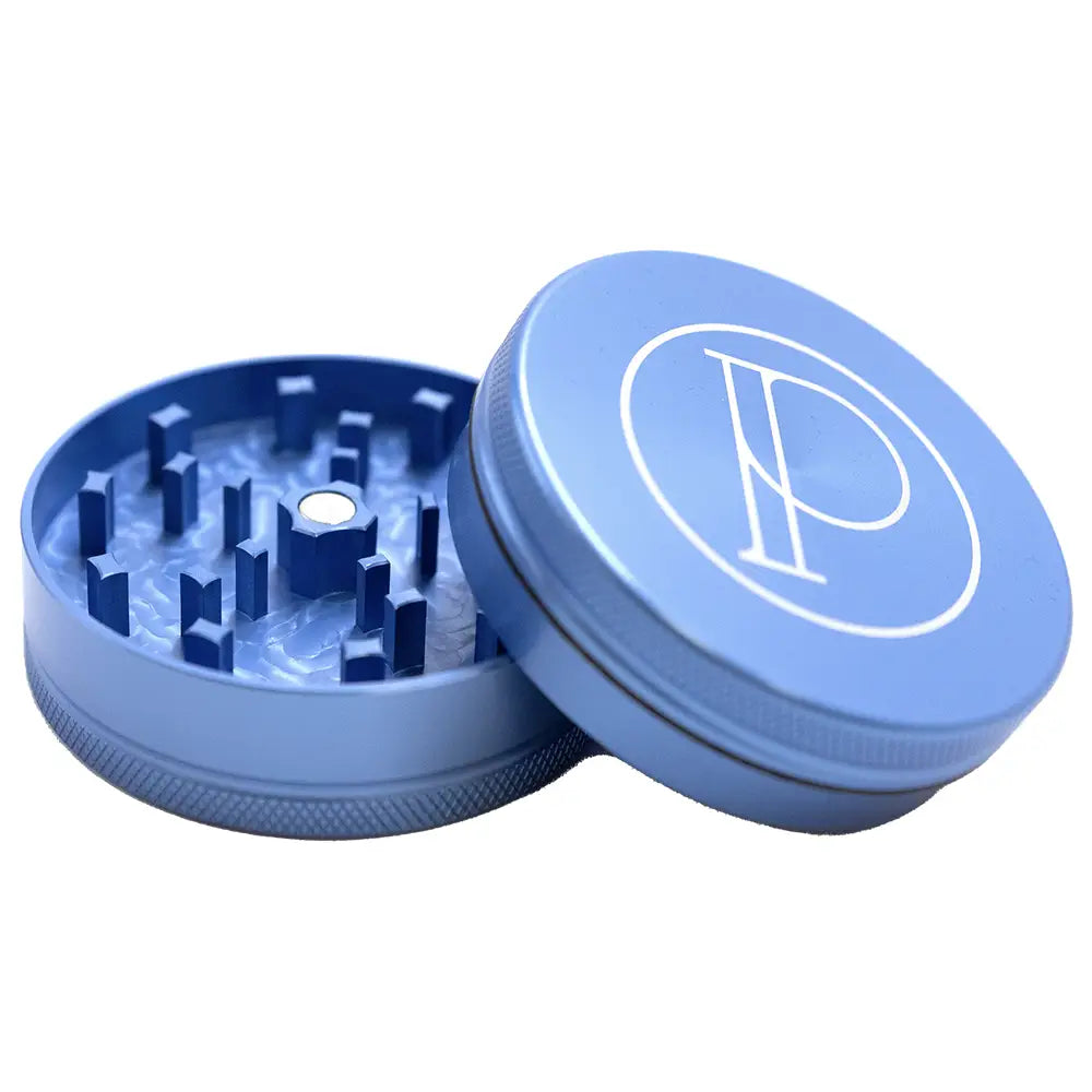 Prohibition Grinder - Square Tooth - 2-piece - 2.5’’ - SEA BLUE (NEW)