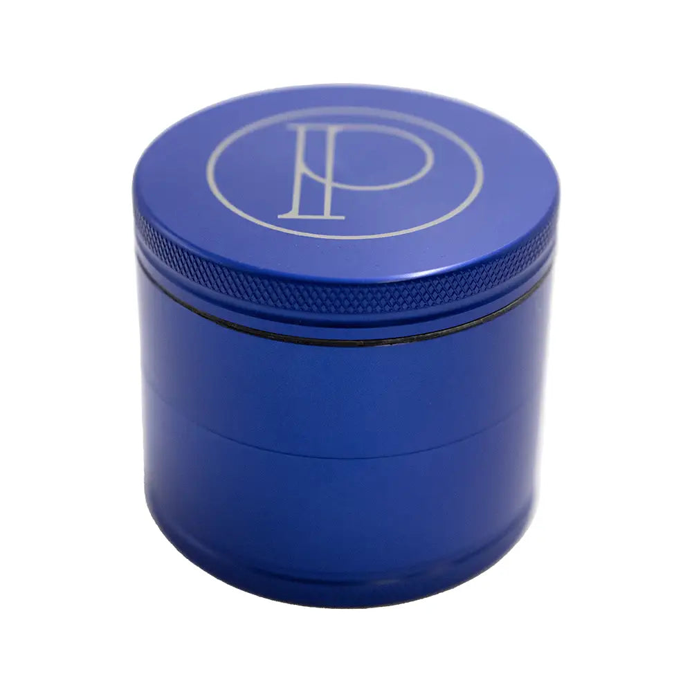 Prohibition Herb Grinder - 4 Pcs - 2.5’’ - Blue