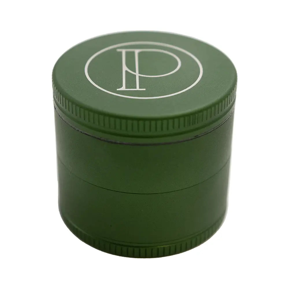 Prohibition Herb Grinder - 4 Pcs - 2.5’’ - Matte Green