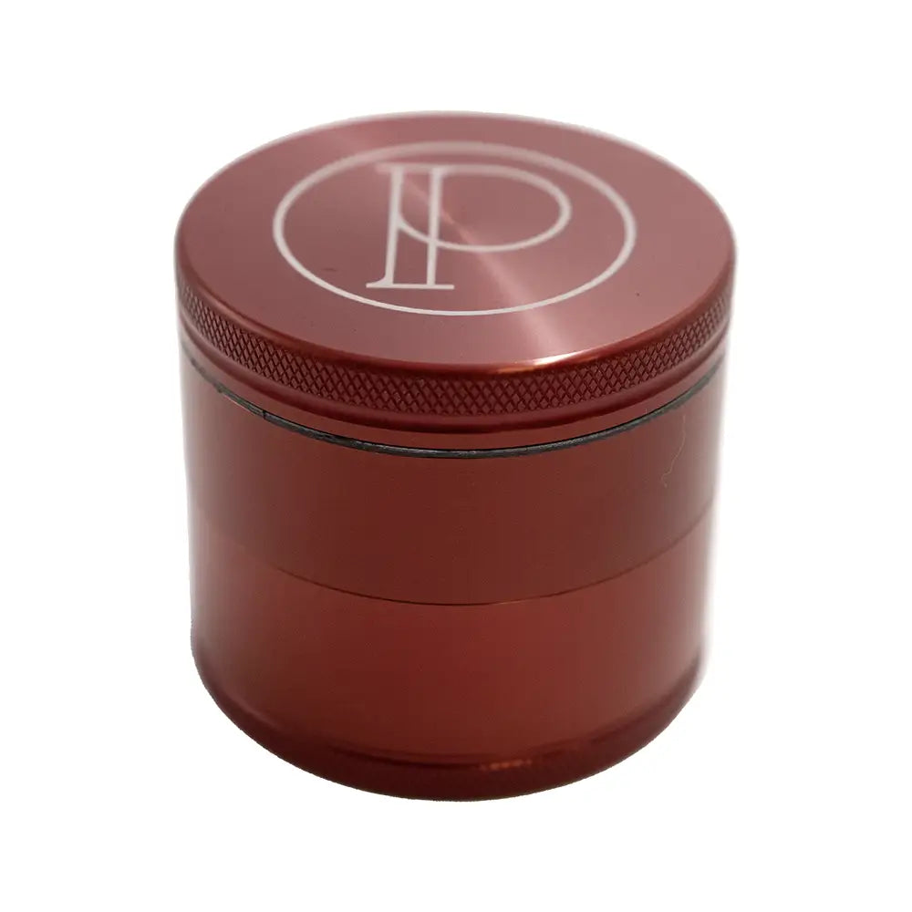 Prohibition Herb Grinder - 4 Pcs - 2.5’’ - Red