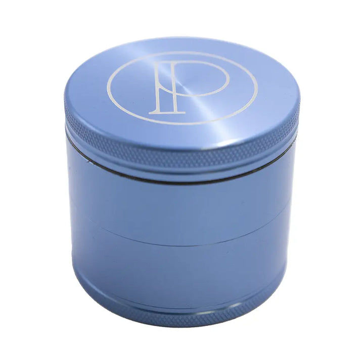 Prohibition Herb Grinder - 4 Pcs - 2.5’’ - Sea Blue