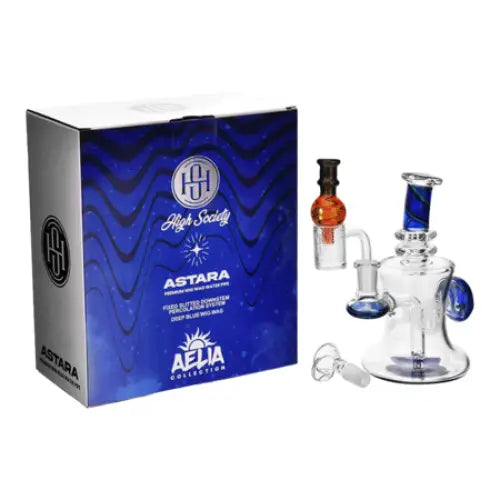 Puff Brands - High Society - Astara Premium Wig Wag Hybrid Waterpipe - 7.5’’