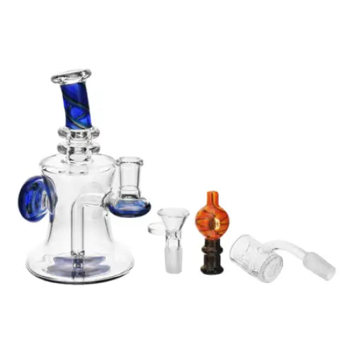 Puff Brands - High Society - Astara Premium Wig Wag Hybrid Waterpipe - 7.5’’