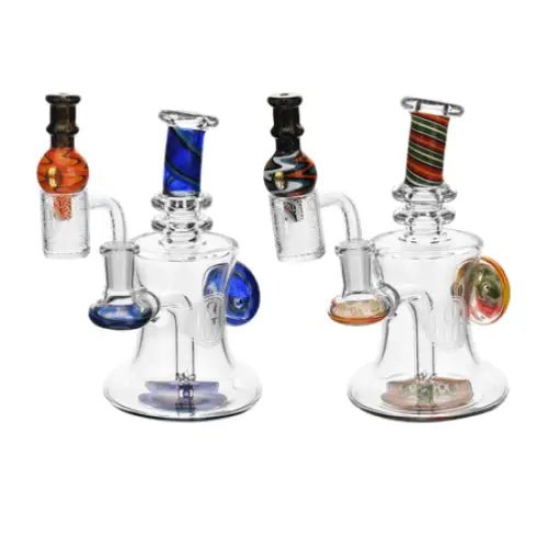 Puff Brands - High Society - Astara Premium Wig Wag Hybrid Waterpipe - 7.5’’