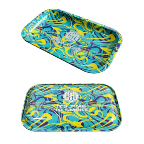 Puff Brands - High Society - Medium Metal Rolling Tray