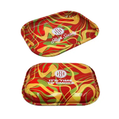Puff Brands - High Society - Small Metal Rolling Tray