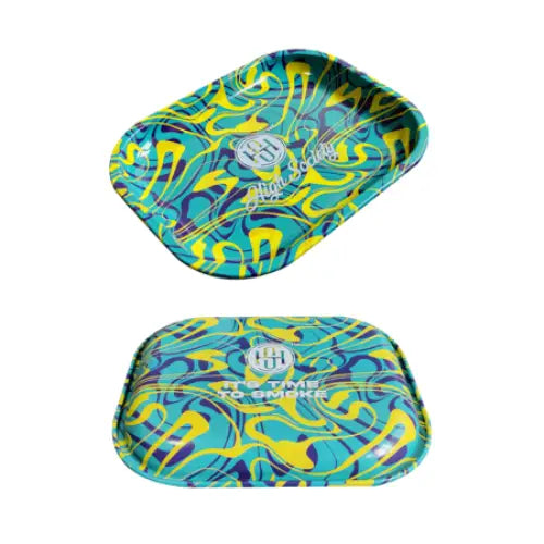 Puff Brands - High Society - Small Metal Rolling Tray