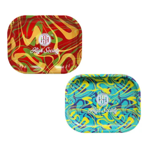 Puff Brands - High Society - Small Metal Rolling Tray