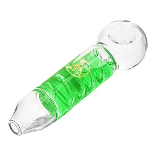 Puff Brands - Ritual Smoke - Blizzard Glycerin Filled Glass Spoon Pipes - 4.75’’ - Random Color
