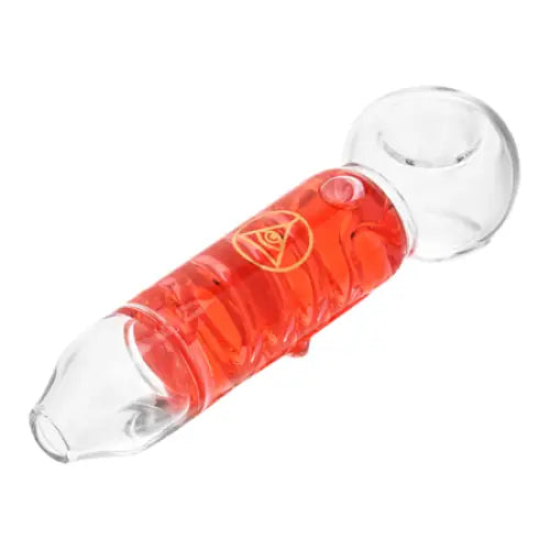 Puff Brands - Ritual Smoke - Blizzard Glycerin Filled Glass Spoon Pipes - 4.75’’ - Random Color