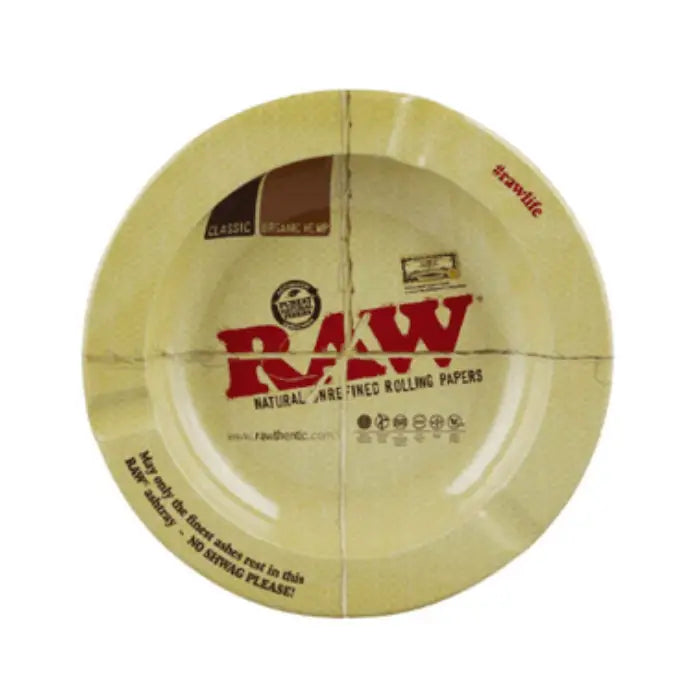 RAW - 5.5″ Round Magnetic Metal Ashtray