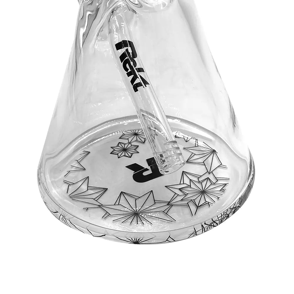 Rekt - 12’’ Beaker Bong - Floral Pattern - 7MM