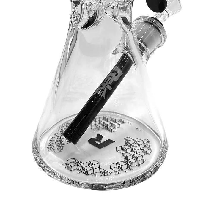 Rekt - 12’’ Beaker Bong - Honeycomb Pattern - 7MM