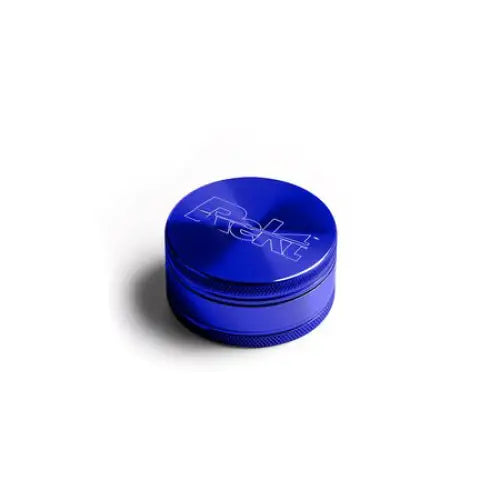 Rekt Grinder - Square Tooth - 2-piece - 1.5’’ - Blue