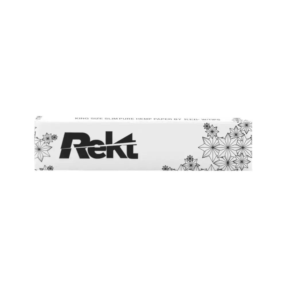 Rekt - Organic Hemp Rolling Paper - King Size Slim + Tips