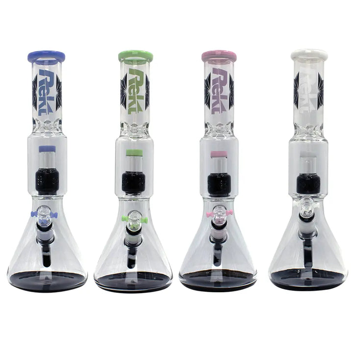 Rekt - Two Tone Beaker Bong w/Perc - 15’’