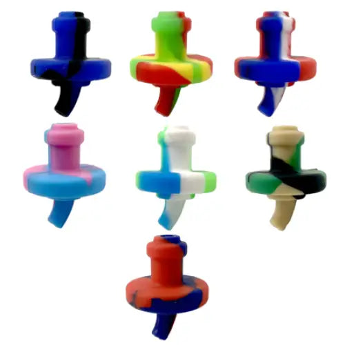 Silicone Carb Cap - Tye Dye Random Color