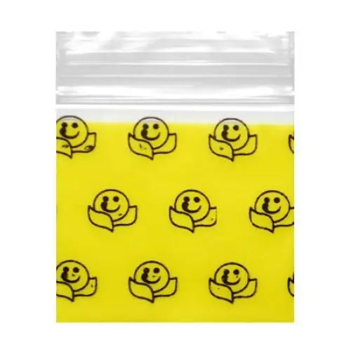 Smell Proof Bags Happy Face Pack 1k 1’’ X 1’’