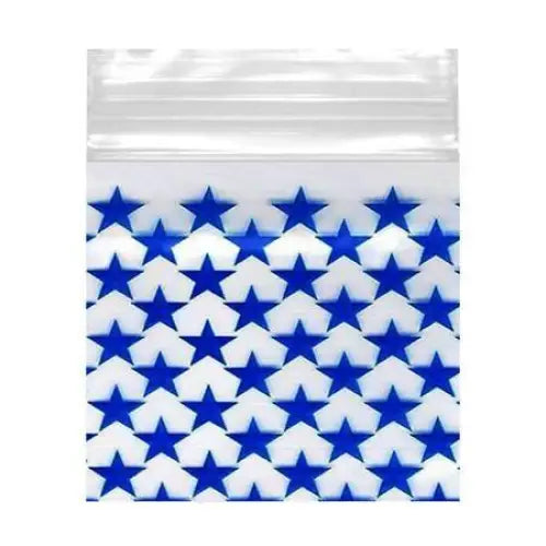 Smell Proof Bags Stars Pack 1k 1’’ X 1’’