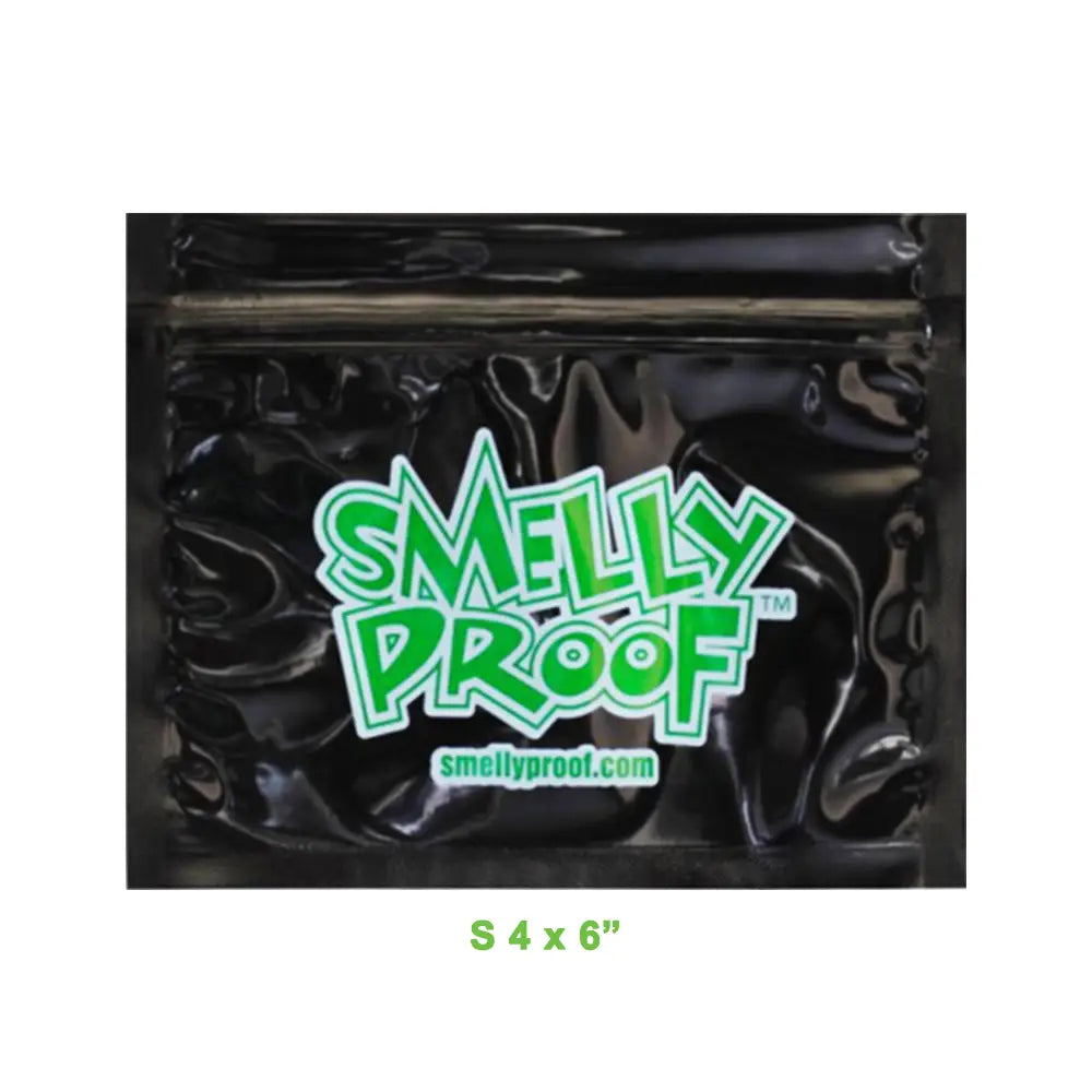 Smelly Proof - Small Black Reusable Smell Proof Bags - 10 Packs