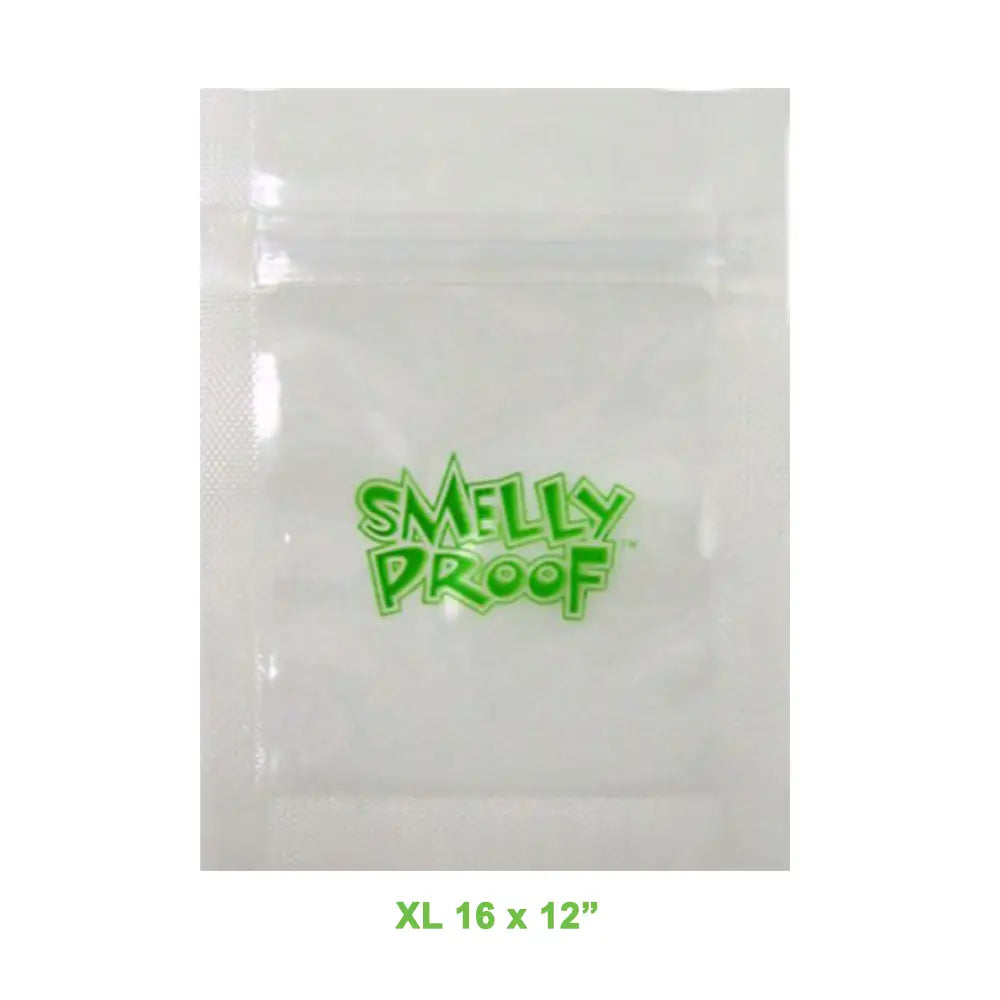 Smelly Proof - XLarge Clear Reusable Smell Proof Bags - 10 Packs