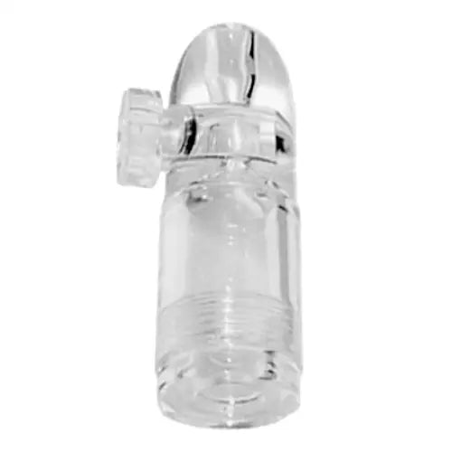 Snuff Bullet Clear Plastic Bottom Fill Vial