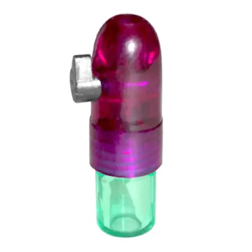 Snuff Sniffer Colored Glass Vial