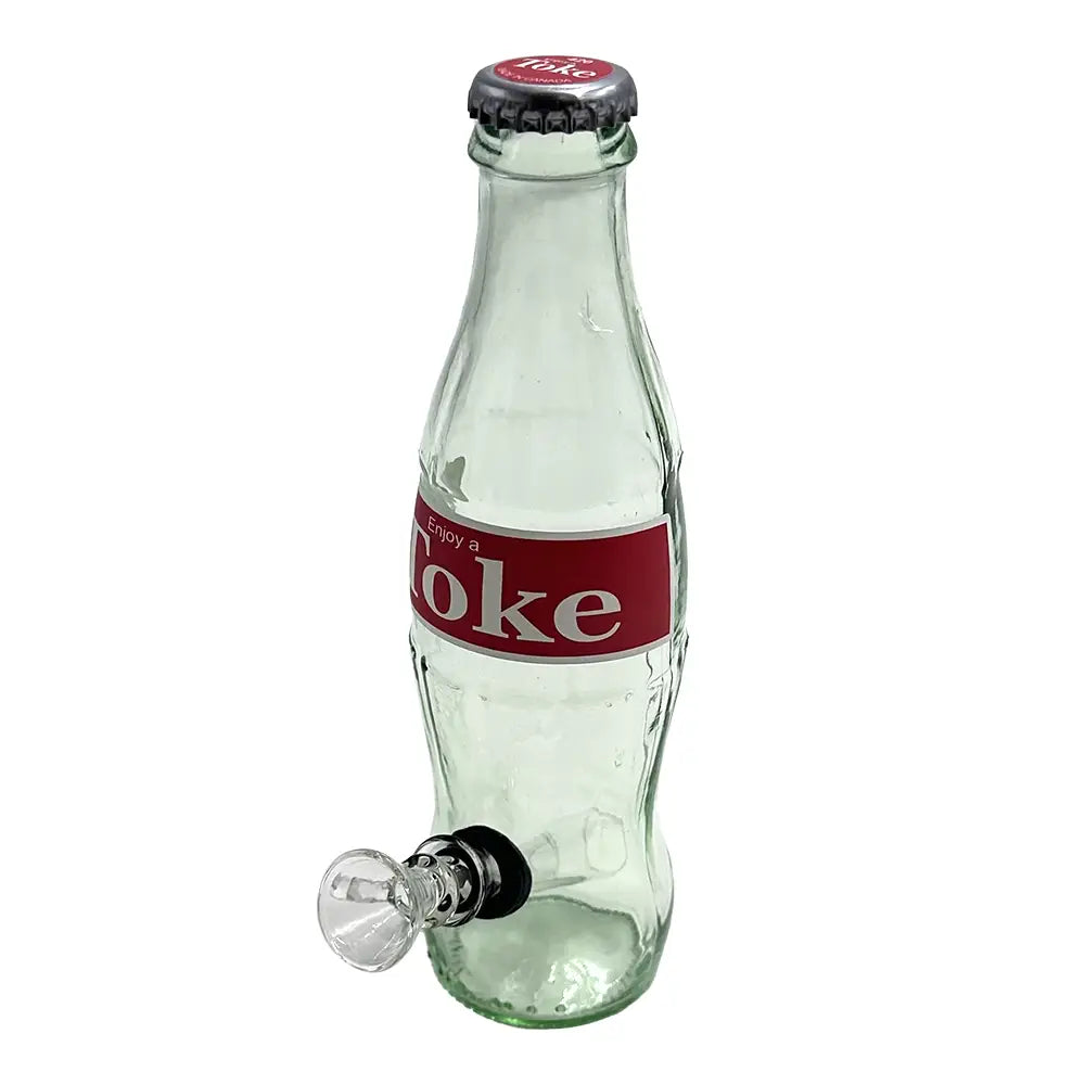 Soda Pop Bottle Glass Bong - Toke - 7.5’’