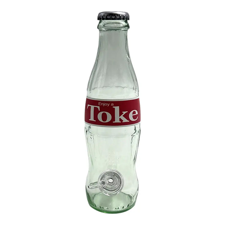 Soda Pop Bottle Glass Bong - Toke - 7.5’’