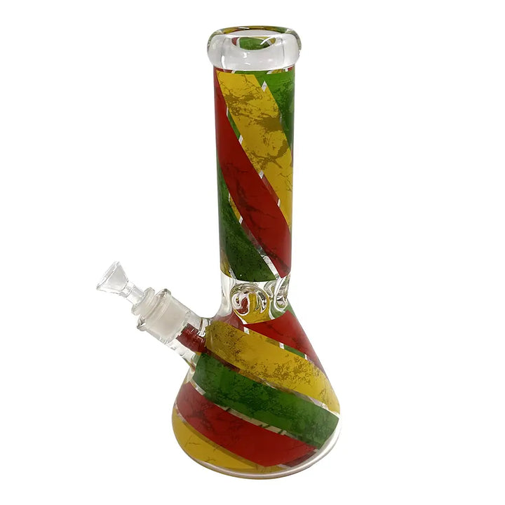 Tree Glass - 12’’ Rasta Beaker Bong - 7MM