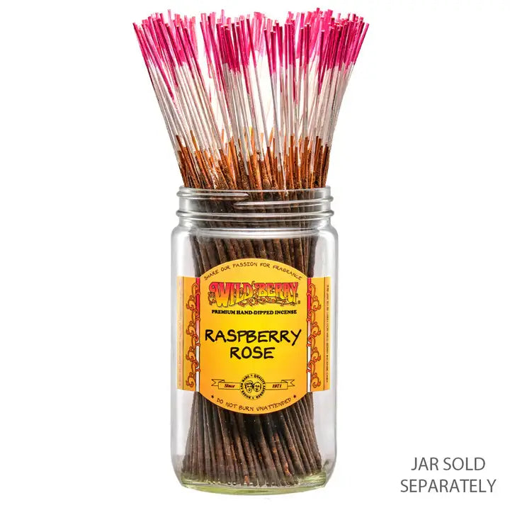Wild Berry - Raspberry Rose Incense Sticks - 100