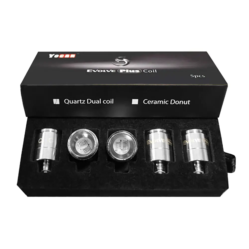 Yocan - Evolve Plus Quartz Double Coil - 5 Packs