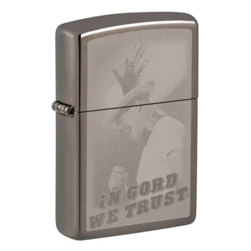 Zippo Lighter The Tragically Hip ’In Gord We Trust’ - Black Ice