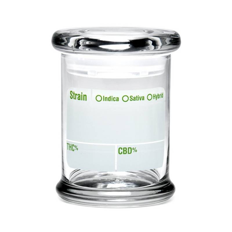 420 Science - Pop Top Glass Jar - Medium