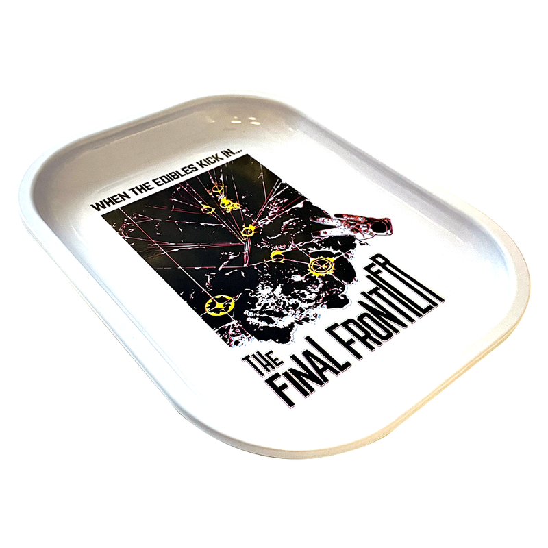 Inhal'Nation - Small Metal Rolling Tray - Assorted Designs