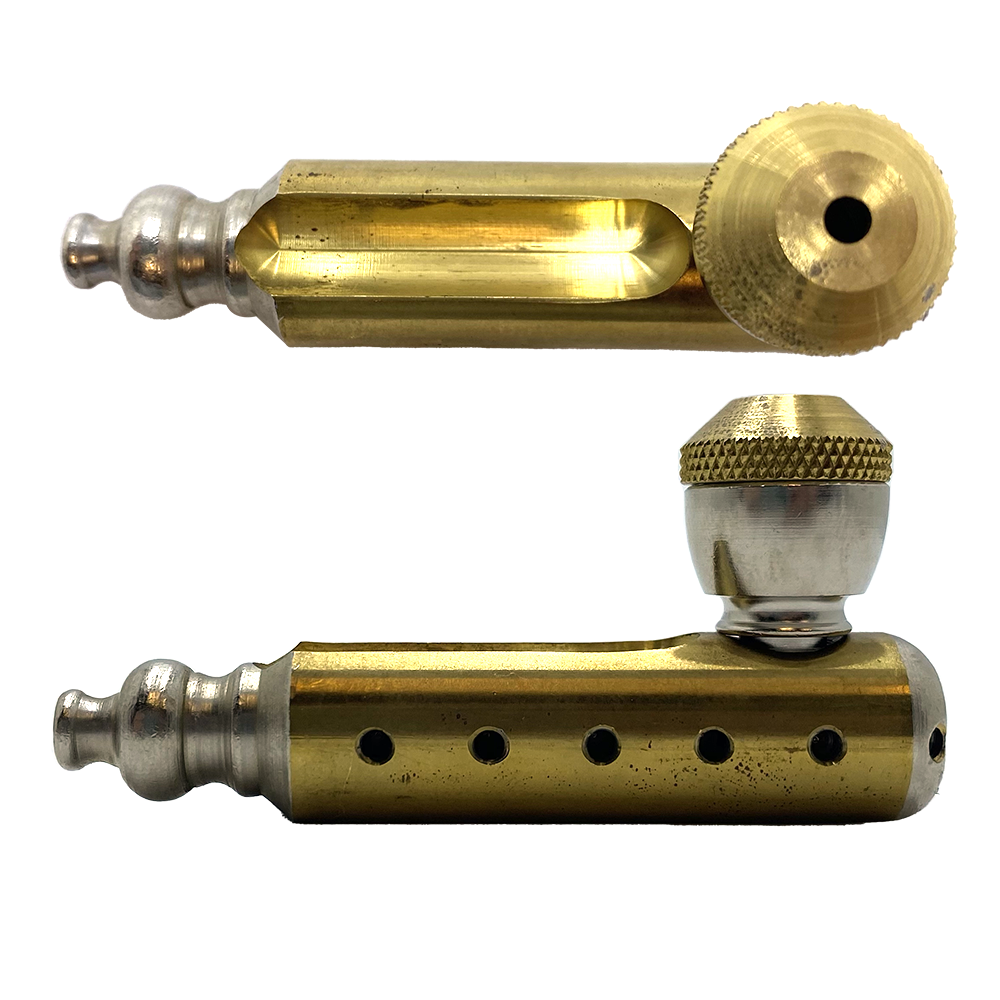 Metal Pipe - Brass Flute - 3"