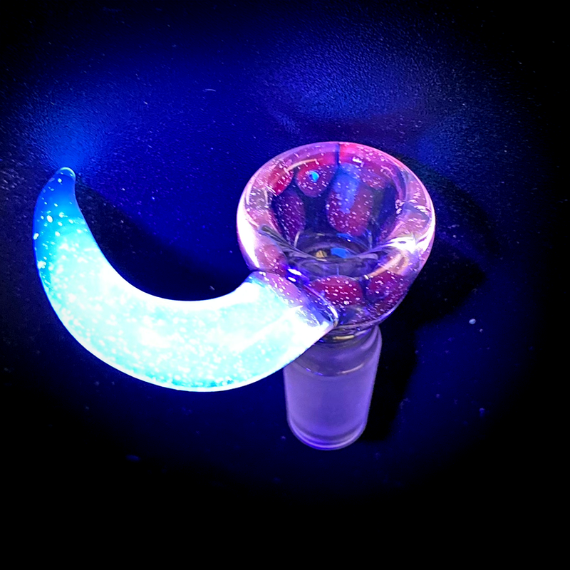 Side Horn Glass Bowl - Uv Activated