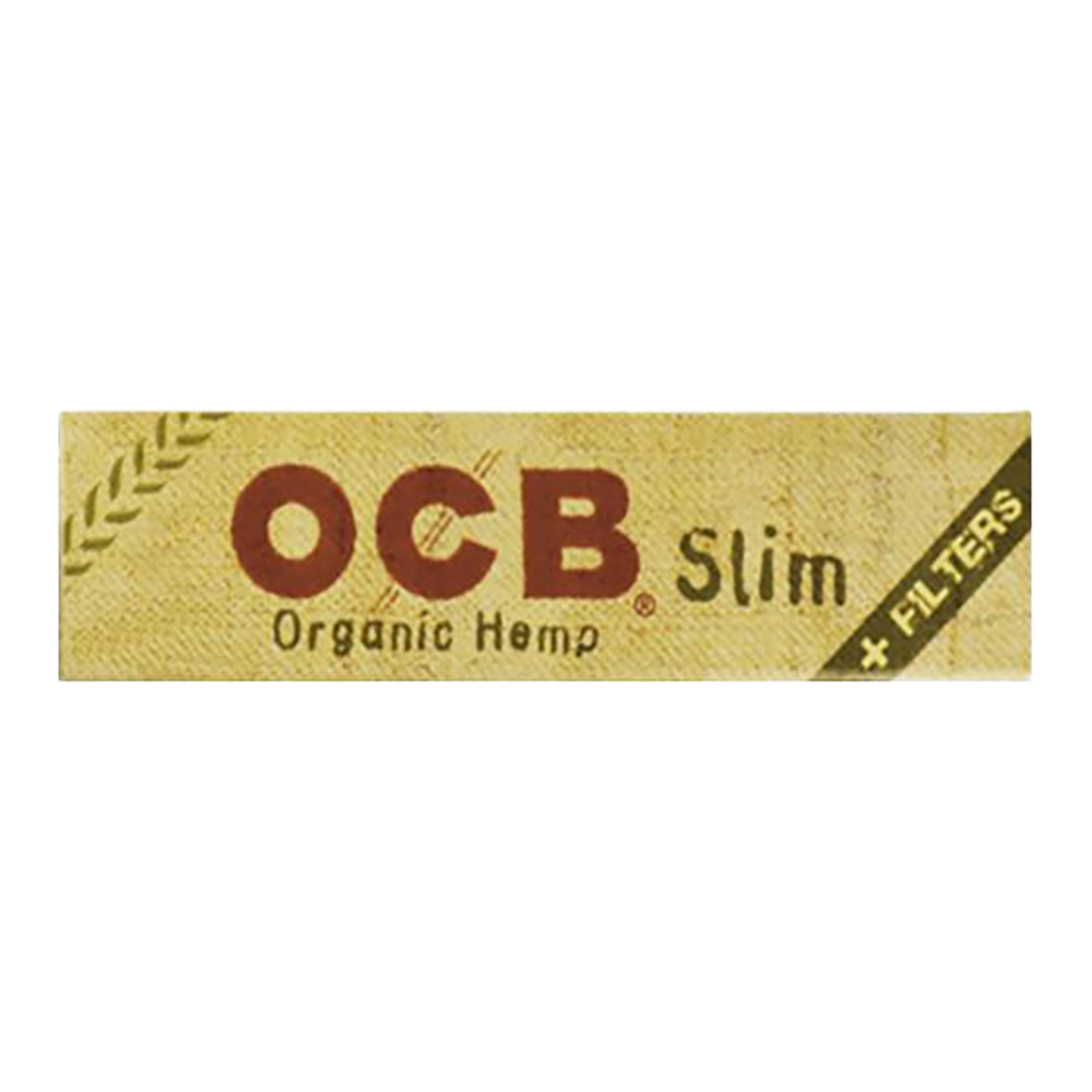 OCB - Organic Hemp Rolling Paper - King Size Slim + Tips (32pks)