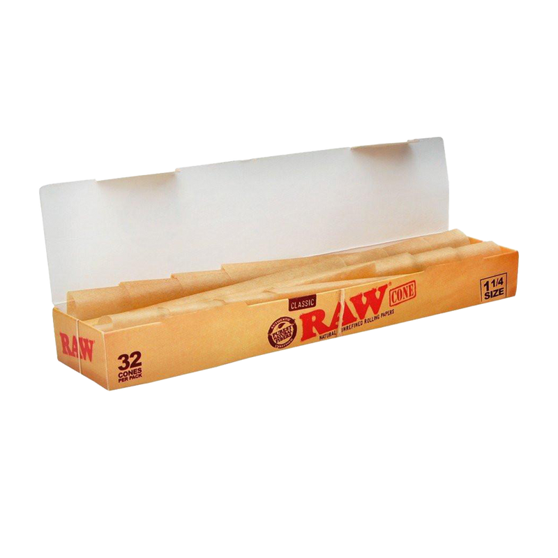 RAW - Pre-Rolled Cones - Classic - 1 1/4 - 32Pk