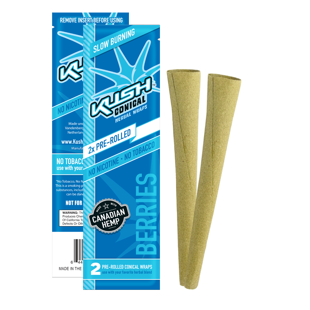 Kush Kones - Herbal Flavoured Pre-Rolled Cones - 25pks