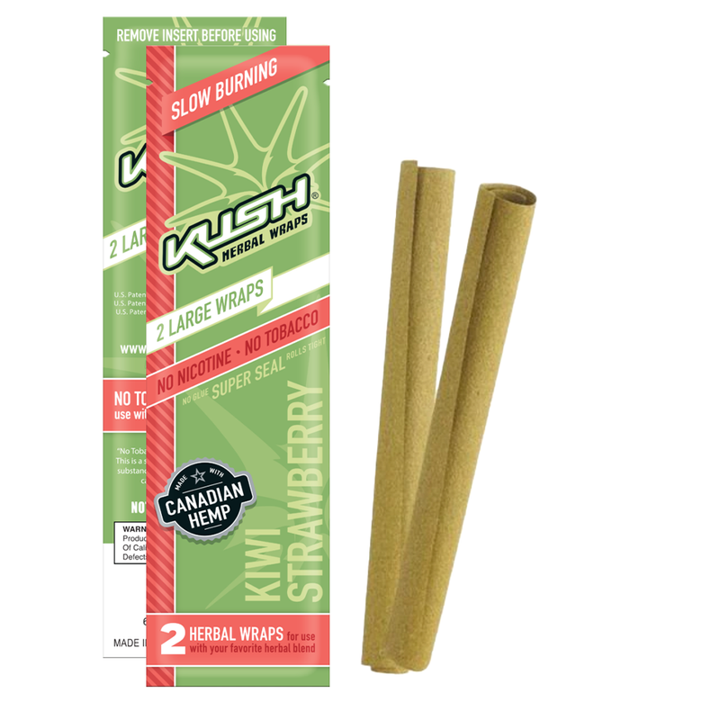 Kush - Large Herbal Flavoured Hemp Wraps (15pk)